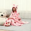 Sleeves Coral Fleece Blanket - Image 2