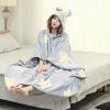 Sleeves Coral Fleece Blanket - Image 6